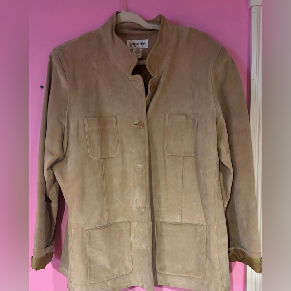 Bagatelle Beige Women's Leather Jacket